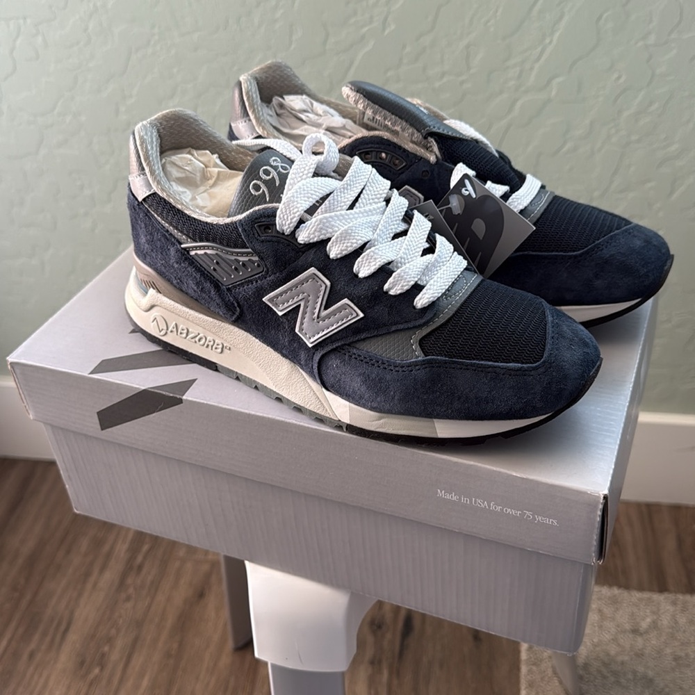 New Balance 998 navy/silver EU38
